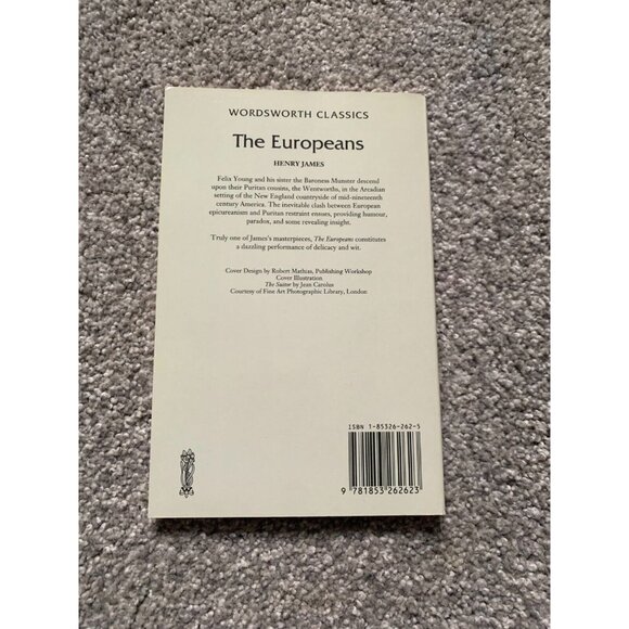 The Europeans (Wordsworth Classics) by Henry James - Paperback - Picture 2 of 2